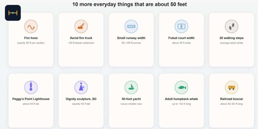 10 things are about 50 feet long
