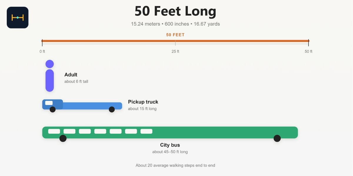 50 feet long